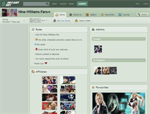 Tablet Screenshot of nina-williams-fans.deviantart.com