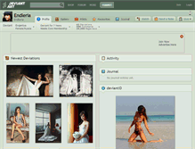 Tablet Screenshot of endleria.deviantart.com