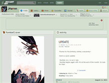 Tablet Screenshot of jharren.deviantart.com