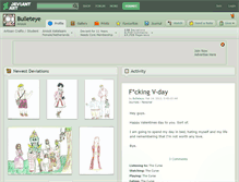 Tablet Screenshot of bulleteye.deviantart.com