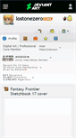 Mobile Screenshot of lostonezero.deviantart.com