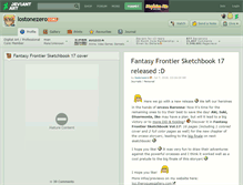 Tablet Screenshot of lostonezero.deviantart.com
