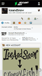Mobile Screenshot of iceandsnow.deviantart.com