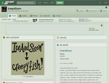 Tablet Screenshot of iceandsnow.deviantart.com