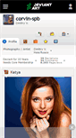 Mobile Screenshot of corvin-spb.deviantart.com