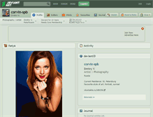 Tablet Screenshot of corvin-spb.deviantart.com