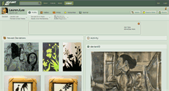 Desktop Screenshot of laurenjlee.deviantart.com