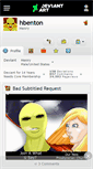 Mobile Screenshot of hbenton.deviantart.com