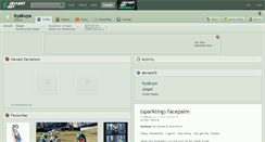 Desktop Screenshot of byakuya.deviantart.com