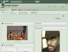 Tablet Screenshot of decadent-dreamer.deviantart.com