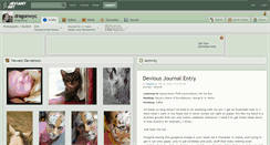Desktop Screenshot of dragonwyc.deviantart.com
