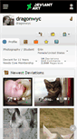 Mobile Screenshot of dragonwyc.deviantart.com