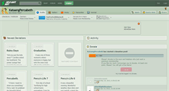 Desktop Screenshot of kataangpercabeth.deviantart.com