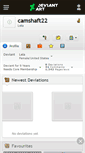 Mobile Screenshot of camshaft22.deviantart.com