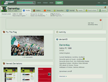 Tablet Screenshot of darrenkay.deviantart.com