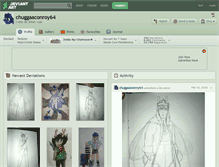 Tablet Screenshot of chuggaaconroy64.deviantart.com