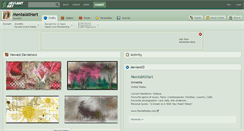 Desktop Screenshot of mentalathart.deviantart.com