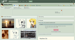 Desktop Screenshot of necko-chanx3.deviantart.com