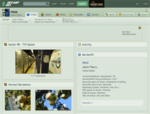 Tablet Screenshot of mox.deviantart.com