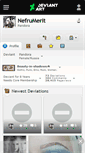 Mobile Screenshot of nefrumerit.deviantart.com