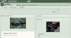 Desktop Screenshot of fresh-blood.deviantart.com