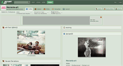 Desktop Screenshot of necrania-art.deviantart.com