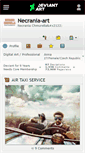 Mobile Screenshot of necrania-art.deviantart.com