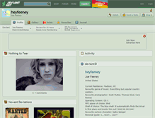 Tablet Screenshot of heyfeeney.deviantart.com