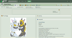 Desktop Screenshot of i-love-furry.deviantart.com