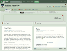 Tablet Screenshot of best-user-name-ever.deviantart.com