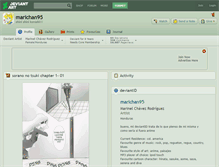 Tablet Screenshot of marichan95.deviantart.com