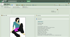 Desktop Screenshot of jade-starrz.deviantart.com