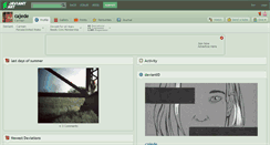 Desktop Screenshot of cajede.deviantart.com
