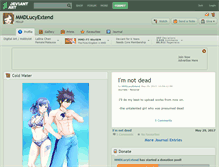 Tablet Screenshot of mmdlucyextend.deviantart.com