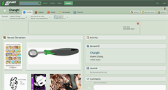 Desktop Screenshot of changhl.deviantart.com