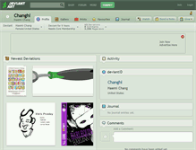 Tablet Screenshot of changhl.deviantart.com