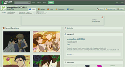 Desktop Screenshot of evangelion-sac1995.deviantart.com