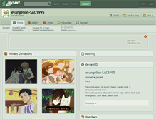 Tablet Screenshot of evangelion-sac1995.deviantart.com