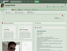 Tablet Screenshot of juliomindfreak.deviantart.com