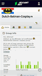 Mobile Screenshot of dutch-batman-cosplay.deviantart.com