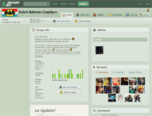 Tablet Screenshot of dutch-batman-cosplay.deviantart.com