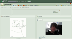 Desktop Screenshot of kyokittychan.deviantart.com