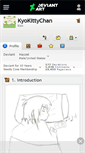 Mobile Screenshot of kyokittychan.deviantart.com
