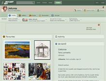 Tablet Screenshot of lietuvos.deviantart.com