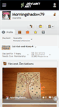 Mobile Screenshot of morningshadow79.deviantart.com