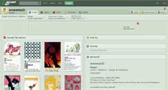 Desktop Screenshot of amaranta20.deviantart.com