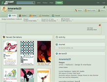 Tablet Screenshot of amaranta20.deviantart.com