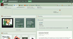 Desktop Screenshot of ero387.deviantart.com