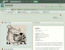 Tablet Screenshot of drracowong.deviantart.com