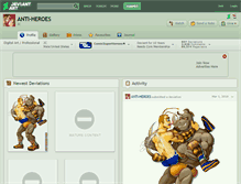 Tablet Screenshot of anti-heroes.deviantart.com